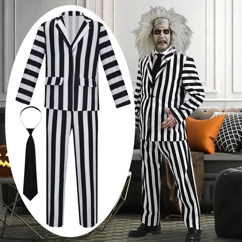 Men beetlejuice fancy dress - beetlejuice,