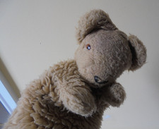 Vintage Teddy Bear Hand Puppet