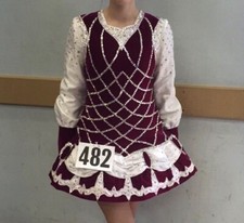 Gorgeous irish dancing dress ladies size 8 - chest 32"