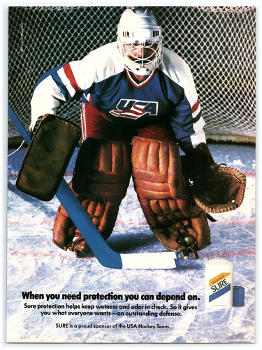 1987 sure deodorant - sure, print