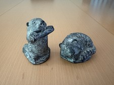 Vintage Wolf Original Canada Hand Made Small Sculptures