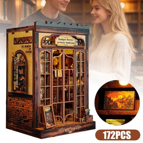 Book nook kit - nook, miniature