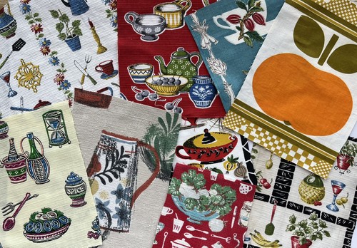 Vintage fabric scrap pack - pack,