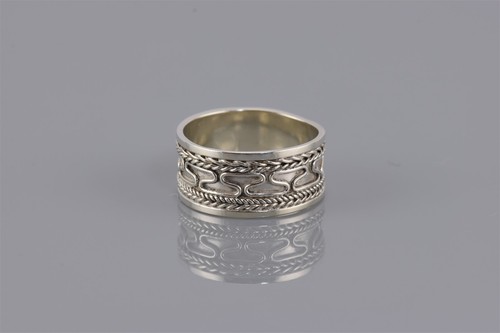 Sterling silver 8mm - 8mm, wheat