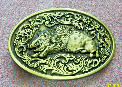 Za1 gold tone belt buckle - za1#,