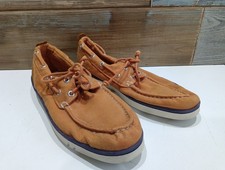 Timberland Earthkeepers Women's Canvas Deck Shoes size 7 Orange 