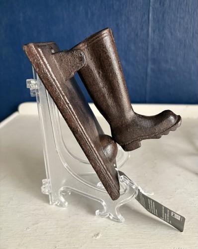 Cast iron wellington boot - iron, door