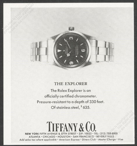 1978 rolex explorer watch - rolex,