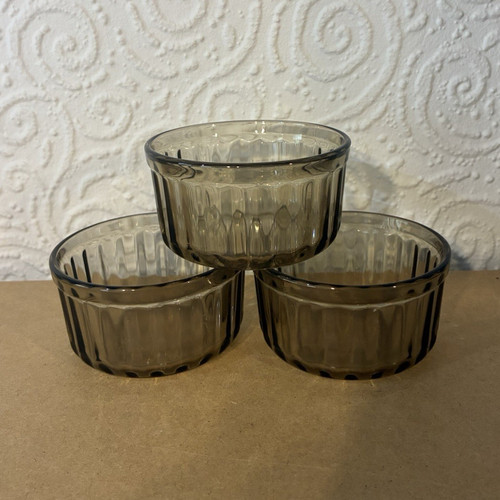 Arcopal smoked grey ribbed - grey,