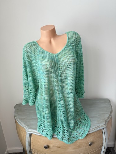Crochet open knit sweater - crochet,