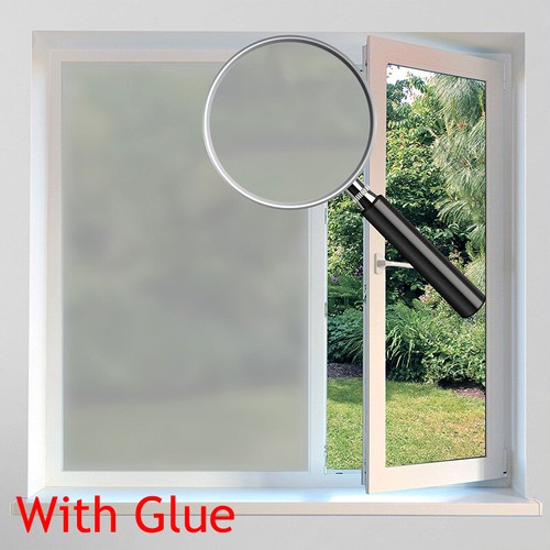 White frosted window film - white,