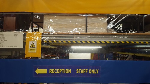 Spray booth curtain - ,