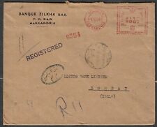 1948 ALEXANDRIA EGYPT TO BOMBAY INDIA - REGD COVER LLOYDS BANK ADDRESS