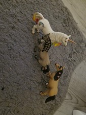 Bundle Of 3 Schleich Ponies/unicorn