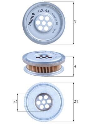 Mahle hydraulic filter - mahle, 44