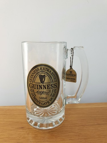 Guinness beer tankard metal - guinness,