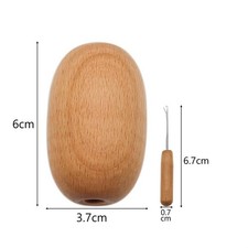 Darning Egg with Needle DIY