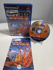 Theme Park PS2 Game for Sony PlayStation 2 complete with Manual