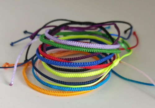 Men women woven thin bracelet - thin,