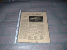 ROVER 105 SALOONS MOTOR TRADER SERVICE INFORMATION SHEETS. FREE U.K. POST