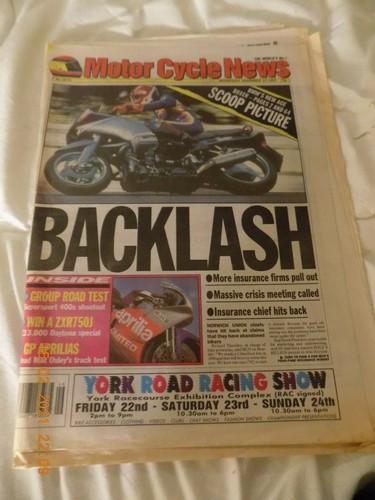 Motor cycle news - news/honda, vfr400