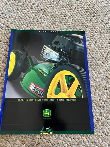 John deere walk behind mower - john,