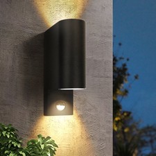 Black Iron Wall Light Motion