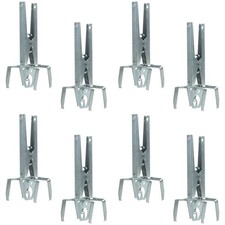 8 Pack of Woodside Heavy Duty Mole Claw Scissor Traps Fast Humane Kill