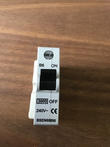 Wylex mcb plug abb - mcb, b6