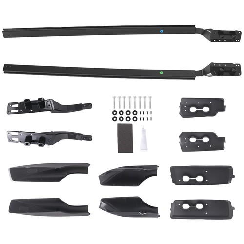 Black roof rails rack bars - rails,