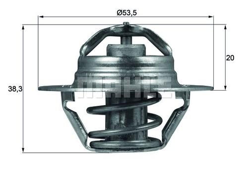 Mahle 82d thermostat - tx,