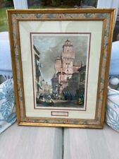 Large Fine Print of Ferrara Italy  Drawn by Samuel Prout Engraving by J Godfrey