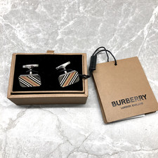 Burberry Stripe Cufflinks NEW