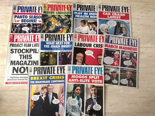 Private eye magazines joblot - magazines,