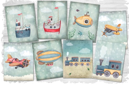 Atc card making tags - atc,