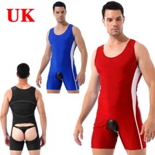 Men's One Piece Bodysuit