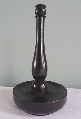 Antique ebony ring tree - antique,