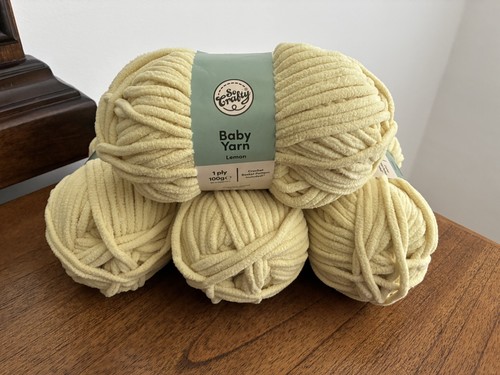 Crafty lemon baby yarn - lemon, 4