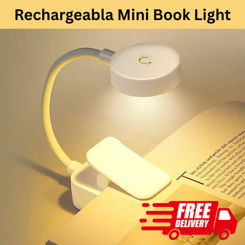 Mini clip book lamp - clip, table