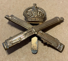 100% Genuine WW1 Machine Gun Corps Brass Cap Badge BIN £15.99