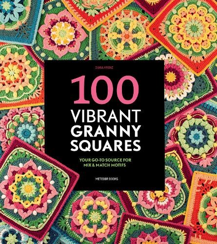 100 vibrant granny squares - 100,