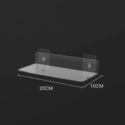 Clear acrylic wall mounted - clear,