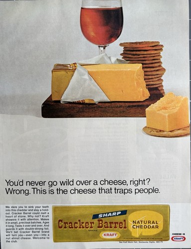 1968 kraft cracker barrel - kraft,