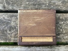 Vtg 60s 70s cigarette tobacco Rolling Machine tin  Retro Smoking Rizla Rusty