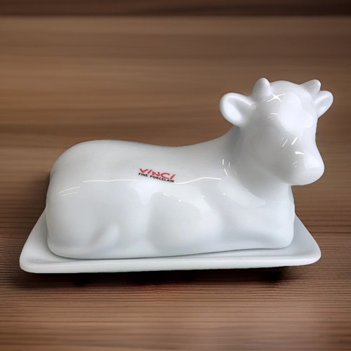 Vinci fine porcelain cow - vinci,