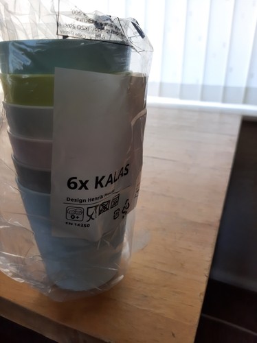 Pack kalas plastic - of, 6