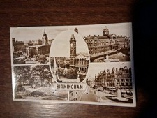 Birmingham Real Photograph Multiview Postcard Posted 1952