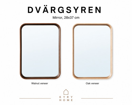 Ikea dvargsyren mirror walnut - dvargsyren,