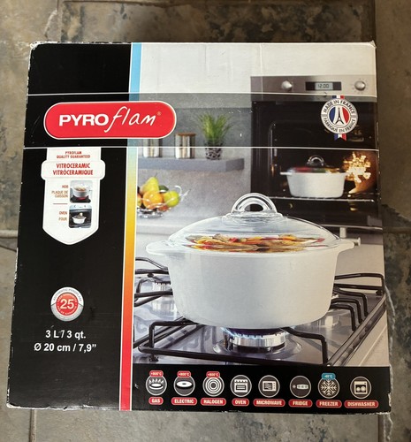 Pyrex pyroflam litre 20cm - pyrex, 3