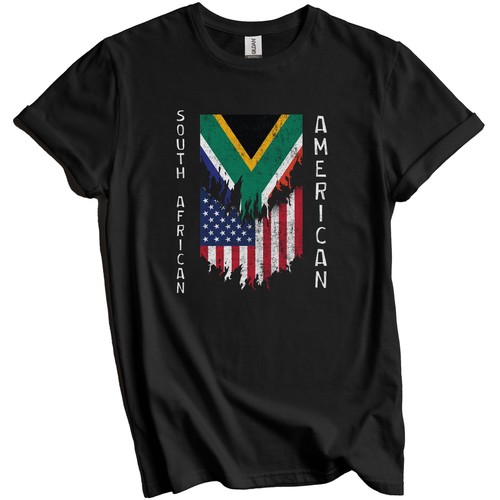 South african american - african, flags